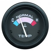 Указатель температуры воды  серии Flagship с черным циферблатом