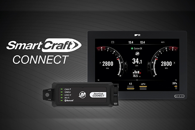 Mercury SmartCraft Connect - Интегрируйте многофункциональные дисплеи Garmin и Raymarine в свою установку Mercury SmartCraft.